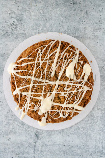 Semi-Exclusive Eggnog Coffee Cake on Concrete