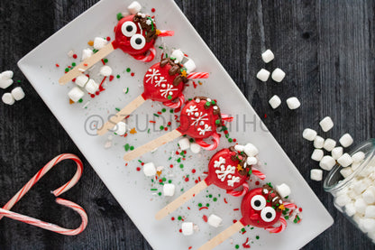 Semi-Exclusive Hot Cocoa Oreo Pop on Weathered Wood