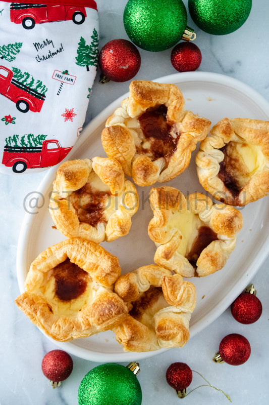 Semi-Exclusive Starbucks Sugar Plum Puff Pastry on Marble
