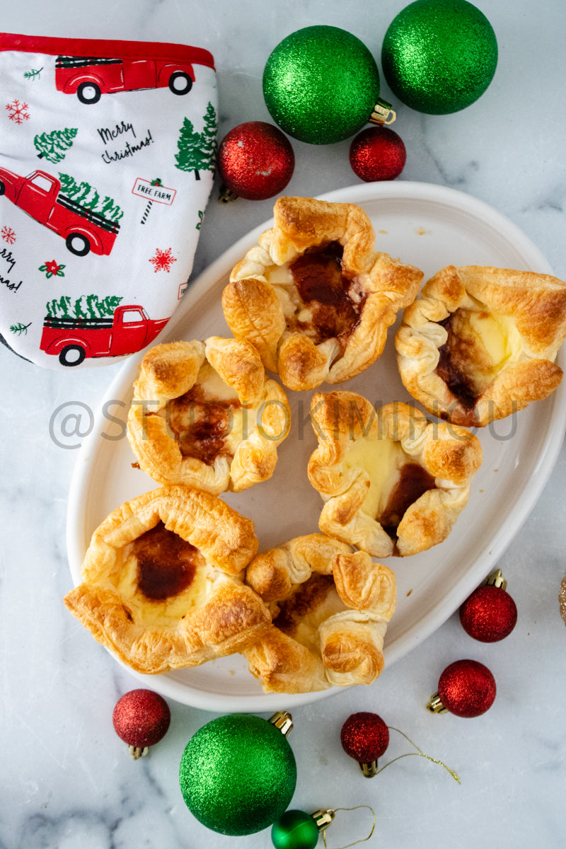 Semi-Exclusive Starbucks Sugar Plum Puff Pastry on Marble