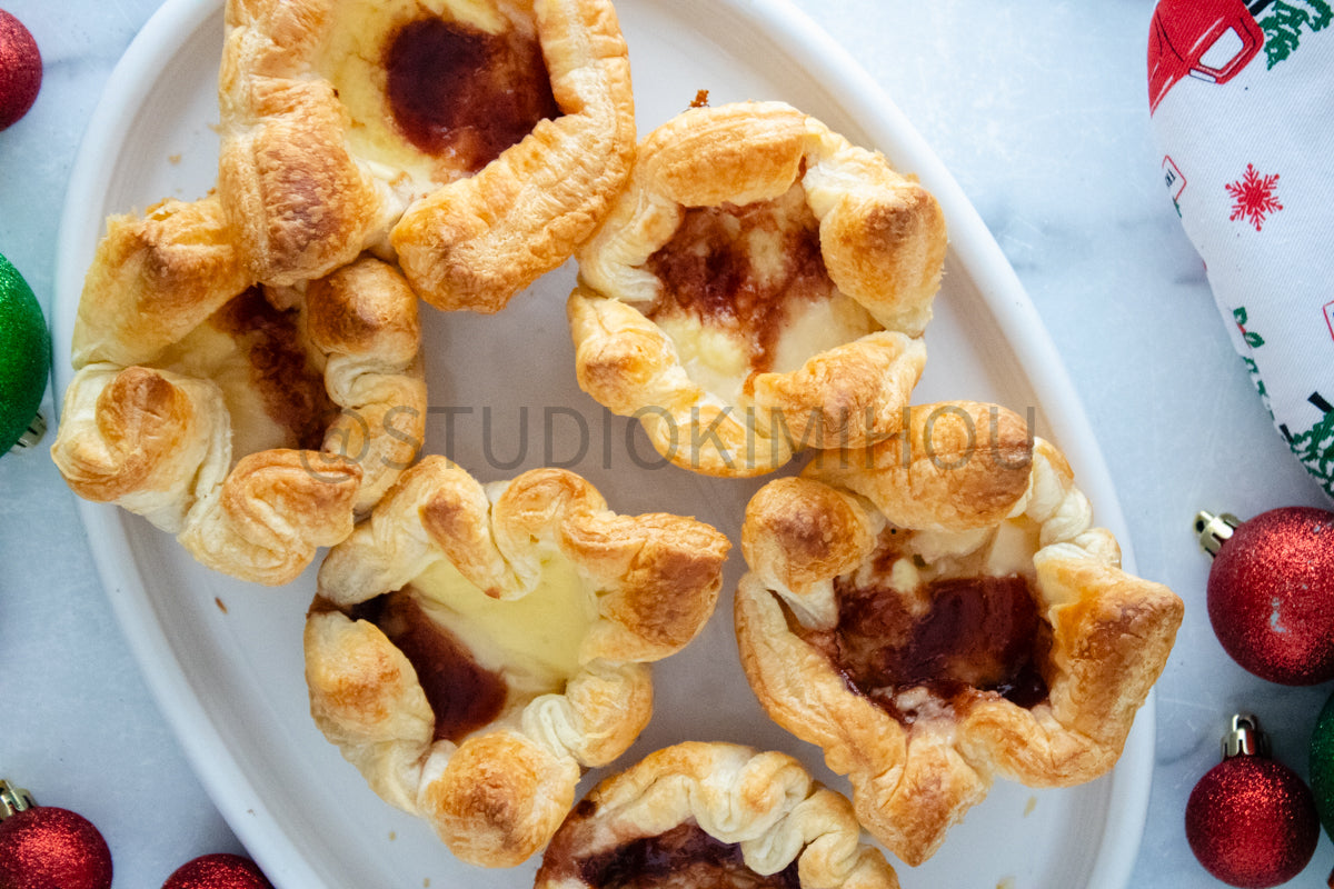 Semi-Exclusive Starbucks Sugar Plum Puff Pastry on Marble