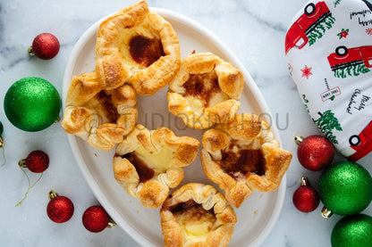 Semi-Exclusive Starbucks Sugar Plum Puff Pastry on Marble