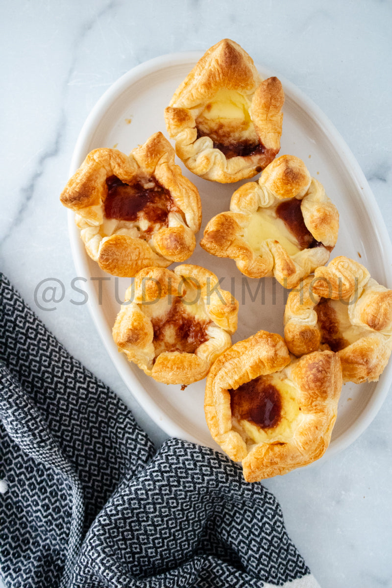 Semi-Exclusive Starbucks Sugar Plum Puff Pastry on Marble