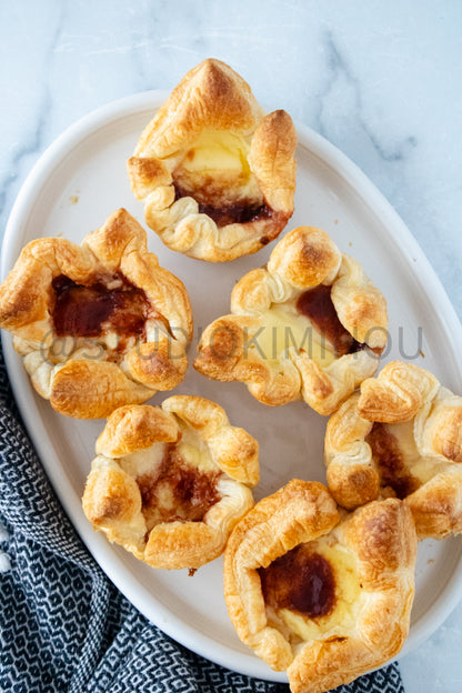 Semi-Exclusive Starbucks Sugar Plum Puff Pastry on Marble