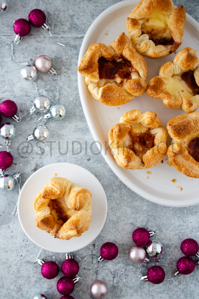 Semi-Exclusive Starbucks Sugar Plum Puff Pastry on Concrete