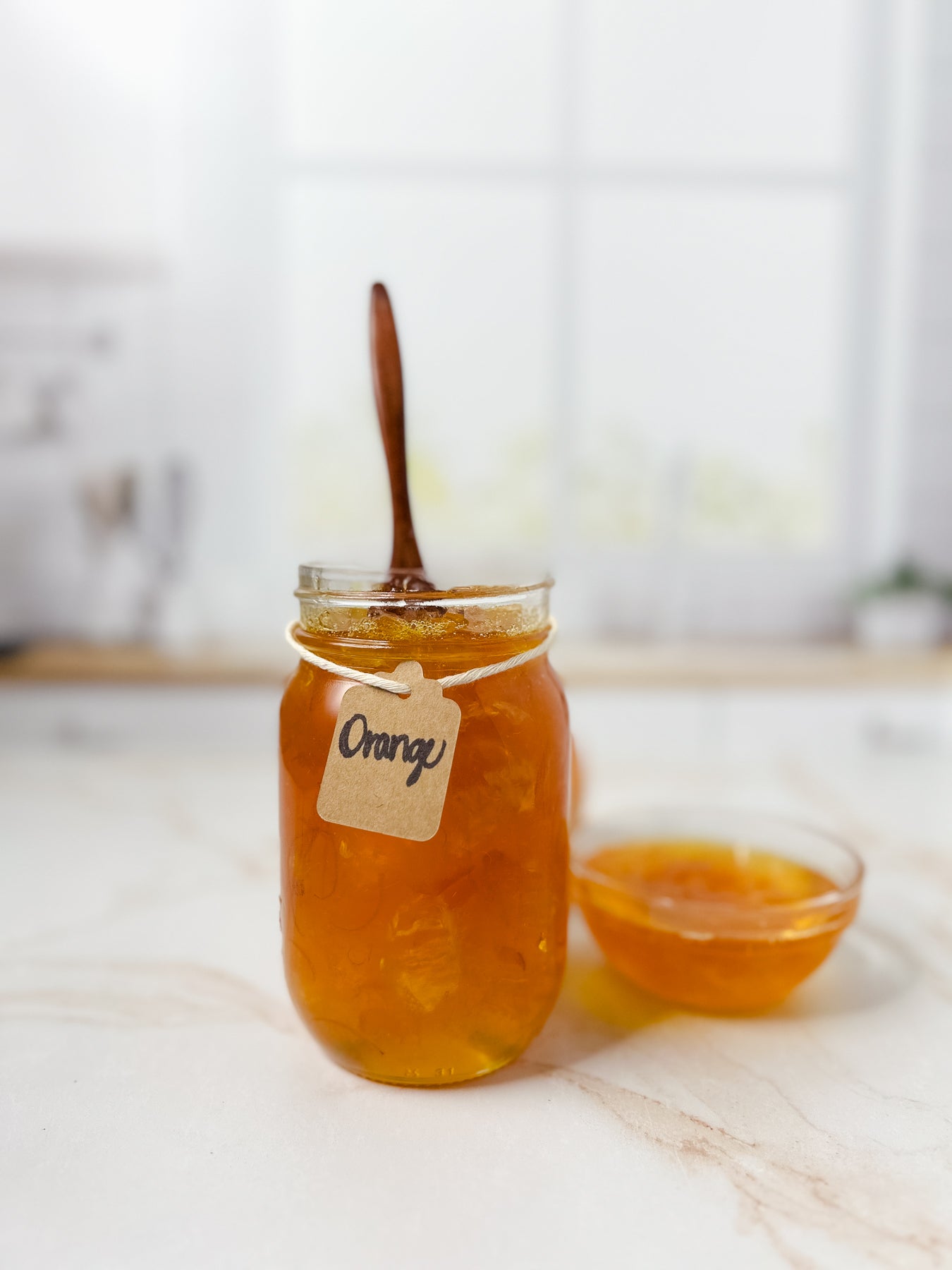 Semi-Exclusive Orange Marmalade on Champagne Marble