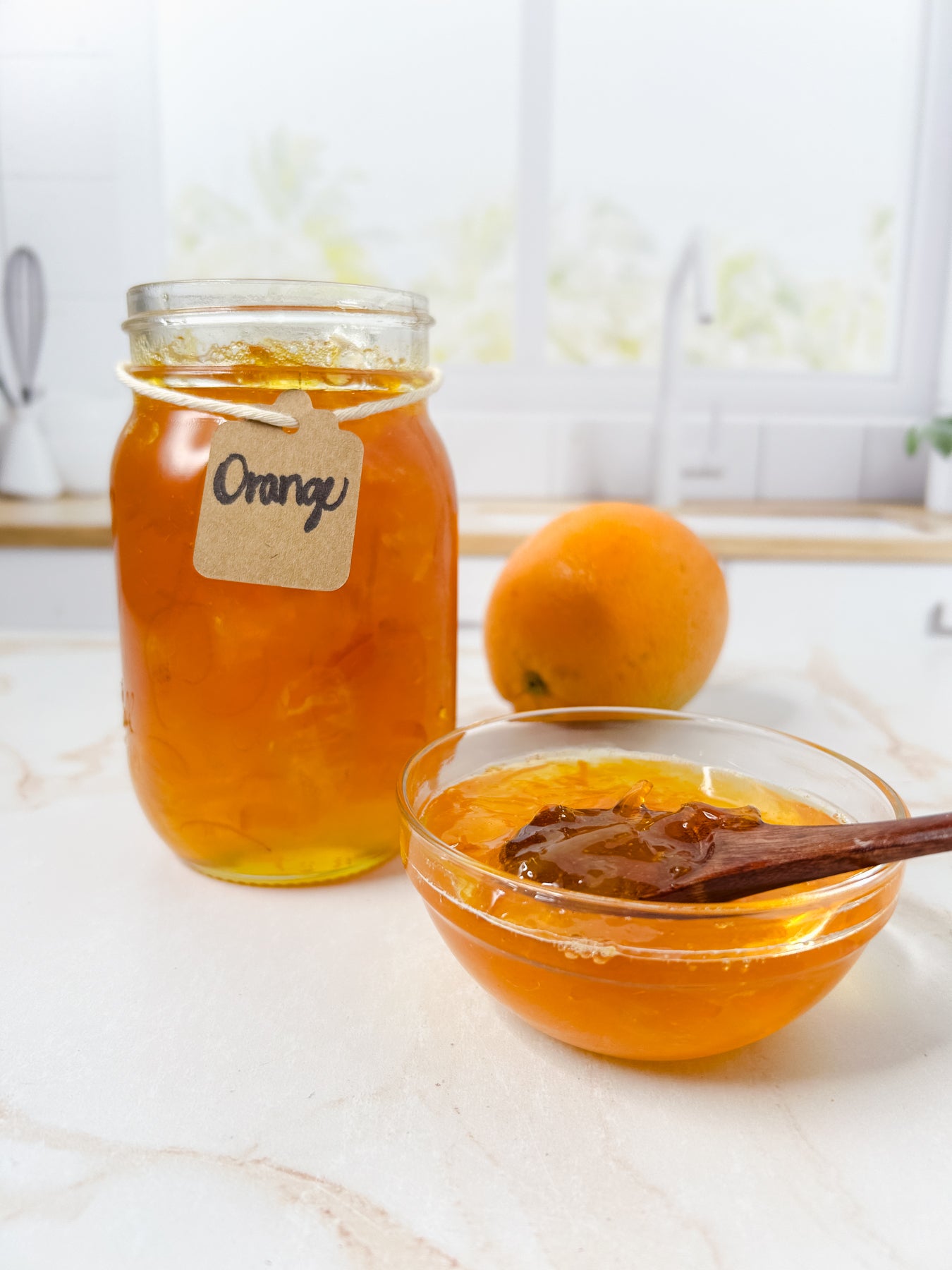 Semi-Exclusive Orange Marmalade on Champagne Marble