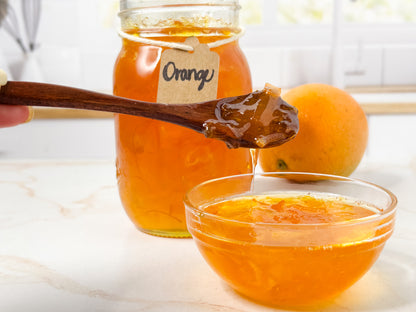 Semi-Exclusive Orange Marmalade on Champagne Marble