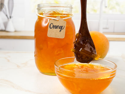Semi-Exclusive Orange Marmalade on Champagne Marble
