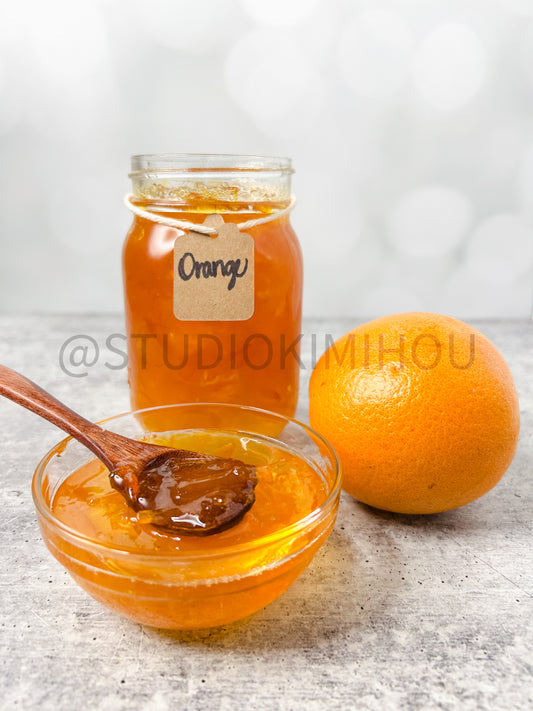 Semi-Exclusive Orange Marmalade on Concrete