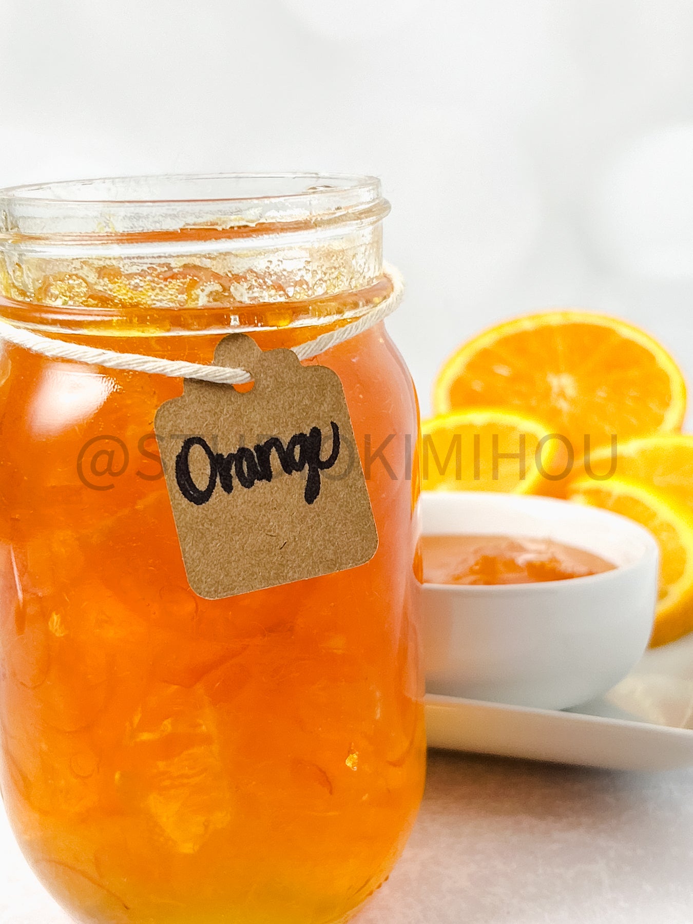 Semi-Exclusive Orange Marmalade on Marble