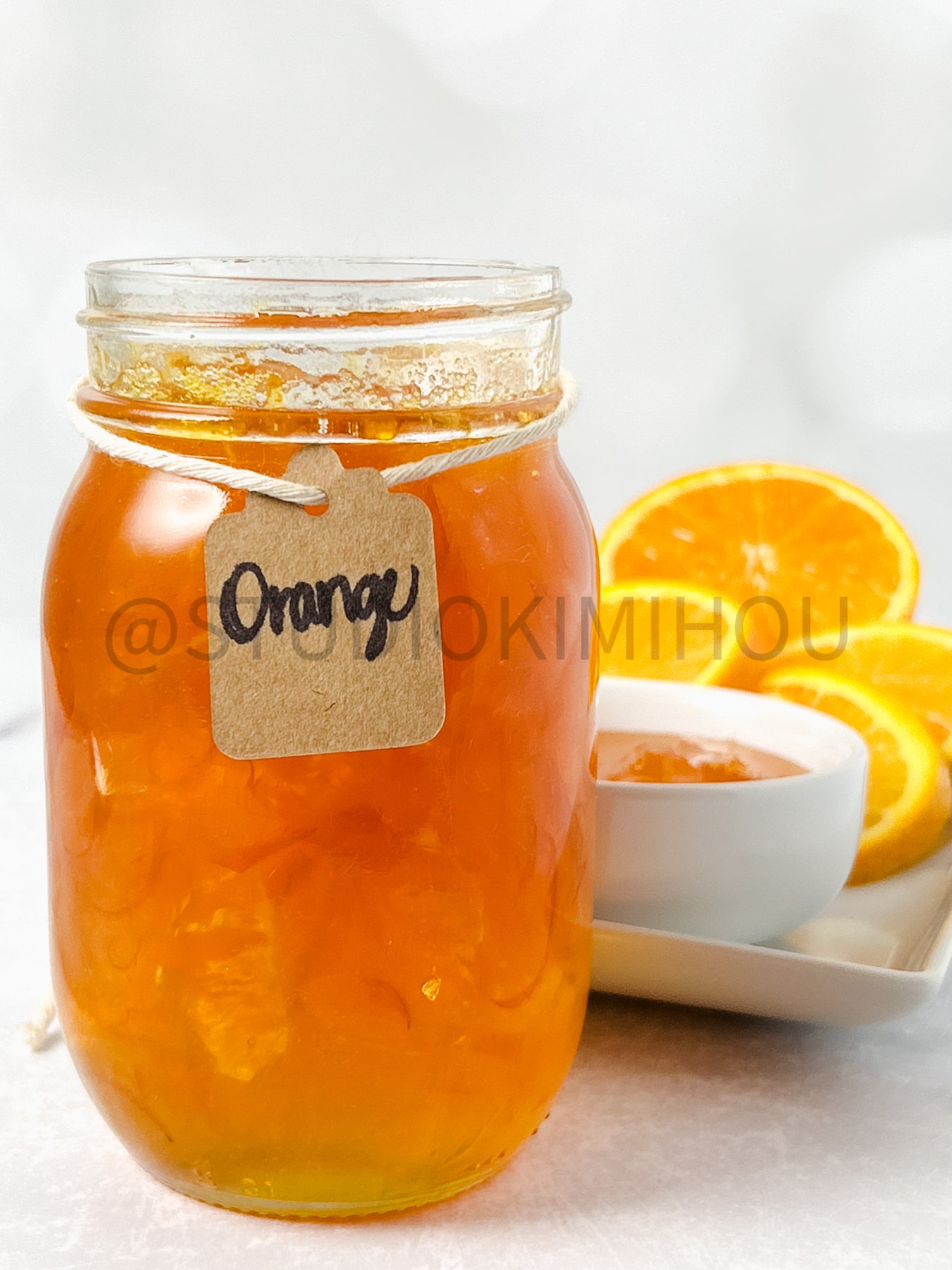 Semi-Exclusive Orange Marmalade on Marble