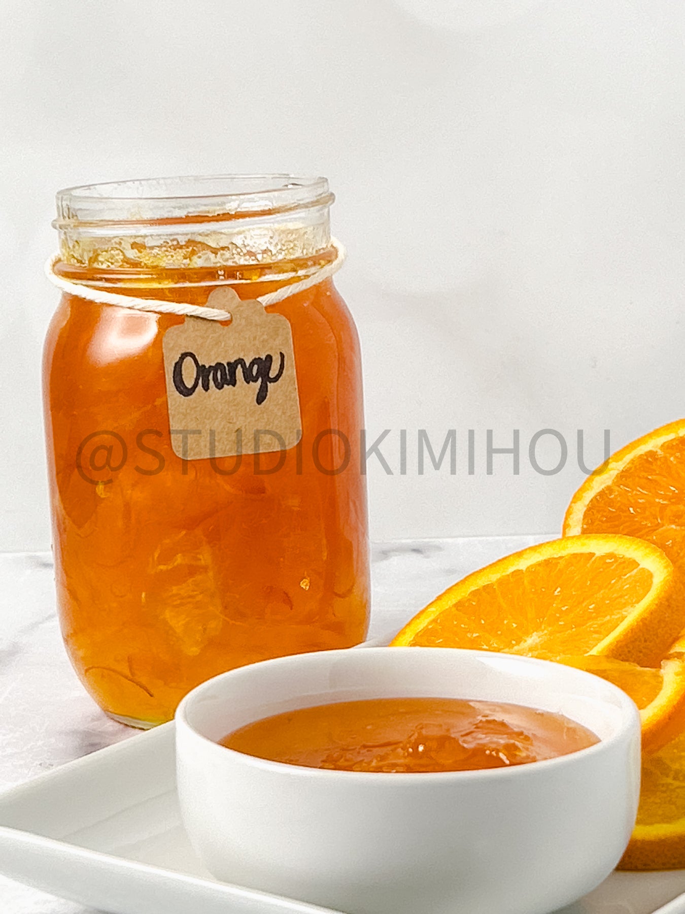 Semi-Exclusive Orange Marmalade on Marble