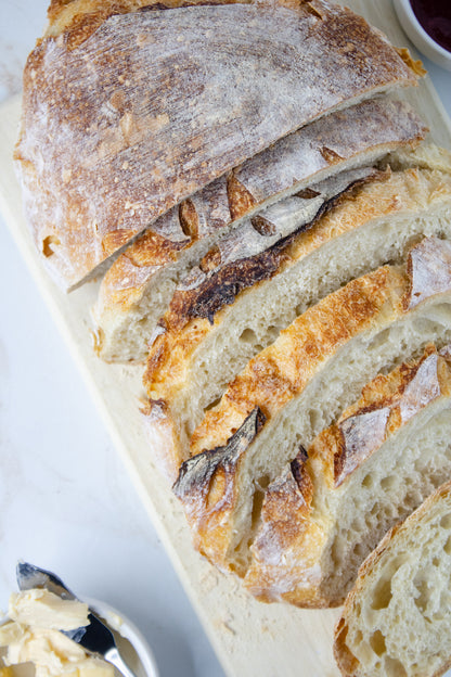 Semi-Exclusive Sourdough Bread on Champagne Marble
