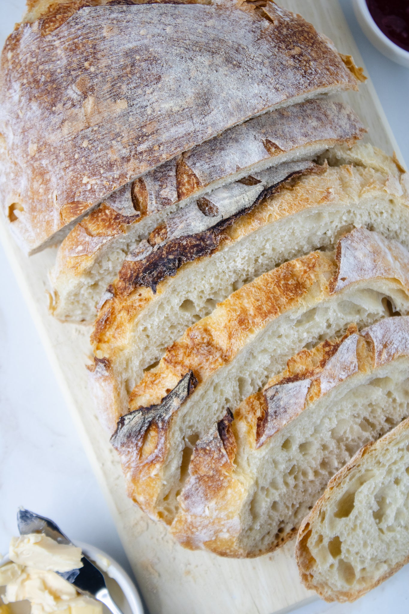 Semi-Exclusive Sourdough Bread on Champagne Marble