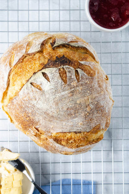 Semi-Exclusive Sourdough Bread on Marble