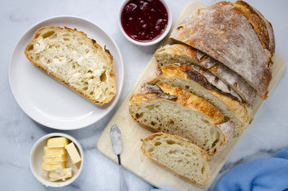 Semi-Exclusive Sourdough Bread on Marble